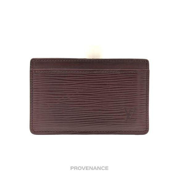 🔴 Louis Vuitton Card Holder - Moka Epi Leather - Picture 3 of 8